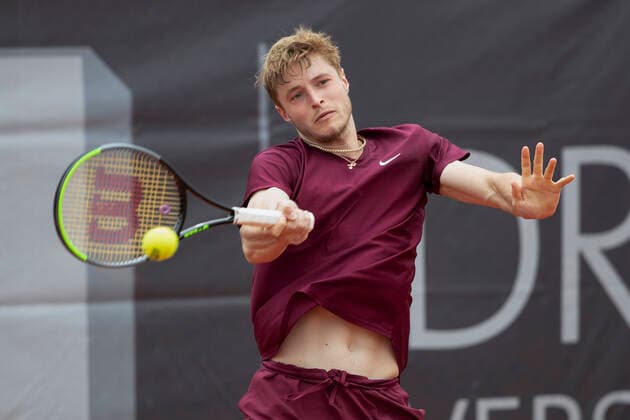 Rudolf Molleker Tennis - Neckarcup2021 - ATP, Tennis Herren Challenger Tour - TC Heilbronn - Heilbronn - Baden-Wuerttemberg - Germany - 11 May 2021. Copyright: xJuergenxHasenkopfx