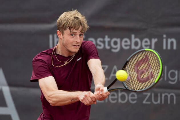 Rudolf Molleker Tennis - Neckarcup2021 - ATP, Tennis Herren Challenger Tour - TC Heilbronn - Heilbronn - Baden-Wuerttemberg - Germany - 11 May 2021. Copyright: xJuergenxHasenkopfx