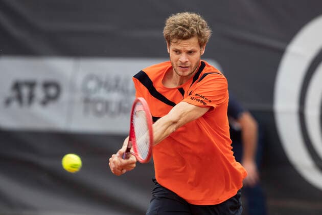 Yannick Hanfmann (GER) Tennis - Neckarcup2021 - ATP, Tennis Herren Challenger Tour - TC Heilbronn - Heilbronn - Baden-Wuerttemberg - Germany - 11 May 2021. Copyright: xJuergenxHasenkopfx