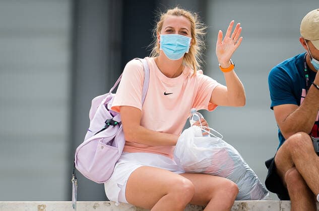 May 11, 2021, ROMA, ITALY: Petra Kvitova of the Czech Republic at the 2021 Internazionali BNL d Italia WTA, Tennis Damen 1000 tournament ROMA ITALY - ZUMAa181 20210511_zaa_a181_115 Copyright: xRobxPrangex
