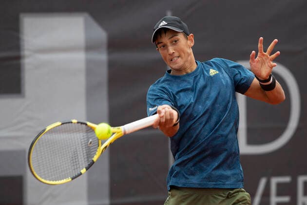 Antoine Hoang Tennis - Neckarcup2021 - ATP, Tennis Herren Challenger Tour - TC Heilbronn - Heilbronn - Baden-Wuerttemberg - Germany - 11 May 2021. Copyright: xJuergenxHasenkopfx