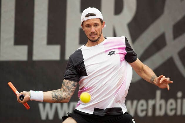 Dennis Novak Tennis - Neckarcup2021 - ATP, Tennis Herren Challenger - TC Heilbronn - Heilbronn - Baden-Wuerttemberg - Deutschland - 12 May 2021. Copyright: xJuergenxHasenkopfx