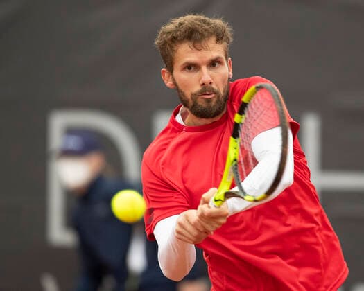 Oscar Otte (GER) Tennis - Neckarcup2021 - ATP, Tennis Herren Challenger Tour - TC Heilbronn - Heilbronn - Baden-Wuerttemberg - Germany - 12 May 2021. Copyright: xJuergenxHasenkopfx