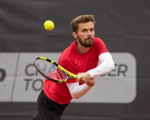 Oscar Otte (GER) Tennis - Neckarcup2021 - ATP, Tennis Herren Challenger Tour - TC Heilbronn - Heilbronn - Baden-Wuerttemberg - Germany - 12 May 2021. Copyright: xJuergenxHasenkopfx