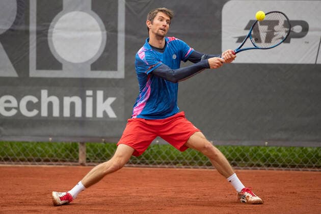 Yannick Maden (GER)) Tennis - Neckarcup2021 - ATP, Tennis Herren Challenger - TC Heilbronn - Heilbronn - Baden-Wuerttemberg - Deutschland - 12 May 2021. Copyright: xJuergenxHasenkopfx