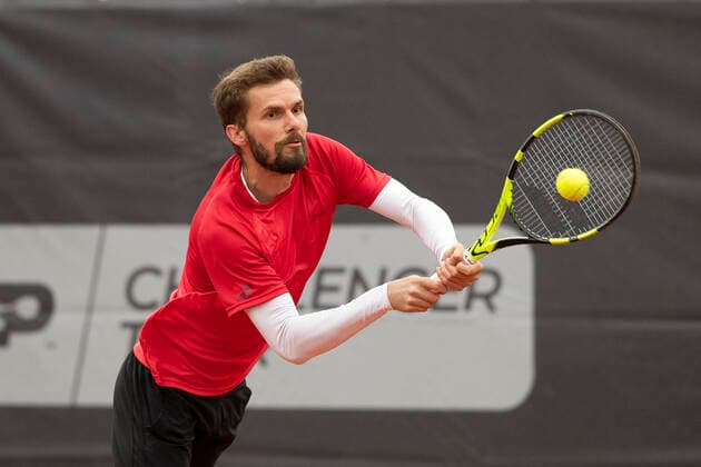 Oscar Otte (GER) Tennis - Neckarcup2021 - ATP, Tennis Herren Challenger Tour - TC Heilbronn - Heilbronn - Baden-Wuerttemberg - Germany - 12 May 2021. Copyright: xJuergenxHasenkopfx