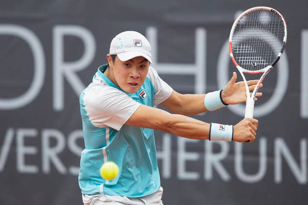 Brandon Nakashima Tennis - Neckarcup2021 - ATP, Tennis Herren Challenger - TC Heilbronn - Heilbronn - Baden-Wuerttemberg - Deutschland - 12 May 2021. Copyright: xJuergenxHasenkopfx