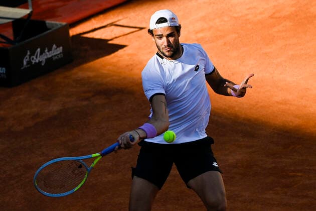 Photo Fabrizio Corradetti - LaPresse 11 05 2021 Roma (Italy) Tennis 2nd round Matteo Berrettini (ITA) vs John Millman (AUS) Internazionali BNL d Italia 2021 In the pic: Matteo Berrettini  Copyright: xFabrizioxCorradetti LaPressex