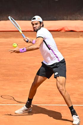 Photo Fabrizio Corradetti - LaPresse 13 05 2021 Roma (Italy) Tennis 3nd round Matteo Berrettini (ITA) vs Stefanos Tsitsipas (GRE) Internazionali BNL d Italia 2021 In the pic: Matteo Berrettini  Copyright: xFabrizioxCorradetti LaPressex