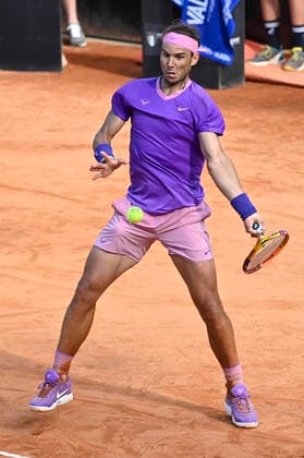 Photo Fabrizio Corradetti - LaPresse 13 05 2021 Roma (Italy) Tennis 3nd round Denis Shapovalov (CAN) vs Rafa Nadal (ESP) Internazionali BNL d Italia 2021 In the pic: Rafael Nadal  Copyright: xFabrizioxCorradetti LaPressex