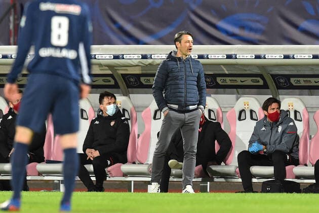 Fußball, Coupe de France, GFA Rumilly-Vallieres - AS Monaco Niko Kovac (entraineur monaco) FOOTBALL : GFA Rumilly Vallieres vs AS Monaco - 1 2 de finale de Coupe de France - 13 05 2021 FredericChambert Panoramic 