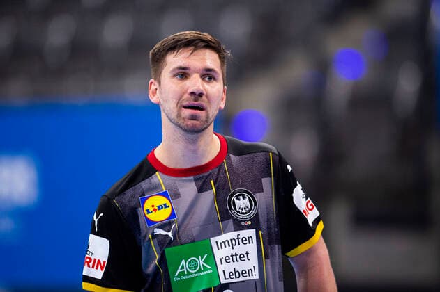 02.05.2021 - Handball, Herren, Länderspiel, EM-Qualifikation, 2020 2021, Deutschland - Estland: Fabian Wiede (Deutschland) Stuttgart Baden-Württemberg Deutschland Porsche-Arena