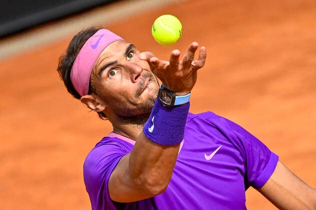 Photo Fabrizio Corradetti - LaPresse 15 05 2021 Roma (Italy) Tennis Semifinal Reilly Opelka (USA) vs Rafael Nadal (ESP) Internazionali BNL d Italia 2021 In the pic: Rafael Nadal  Copyright: xFabrizioxCorradetti LaPressex