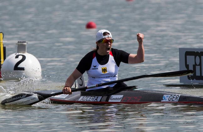 Bilder des Jahres 2021, Sport 05 Mai Sport Themen der Woche KW19 Sport Bilder des Tages Anja ADLER, Canoe European Olympic Qualifier and Canoe Sprint and Paracanoe World Cup, 15 May, 15.05.2021 Canoe European Olympic Qualifier and Canoe Sprint and Paracanoe World Cup, 15 May, 15.05.2021 Szeged *** Anja ADLER, Canoe European Olympic Qualifier and Canoe Sprint and Paracanoe World Cup, 15 May, 15 05 2021 Canoe European Olympic Qualifier and Canoe Sprint and Paracanoe World Cup, 15 May, 15 05 2021 Szeged Copyright: xEIBNER NikolaxKrsticx EP_EER