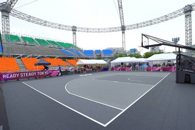 Aomi Urban Sports Park, MAY 16, 2021 - Basketball : READY STEADY TOKYO - 3X3 Basketball at Aomi Urban Sports Park, Tokyo, Japan. Noxthirdxpartyxsales  (160412042)