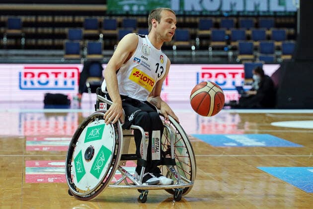 15.05.2021, xovx, Rollstuhlbasketball Bundesliga, Playoffs-Finale Deutsche Meisterschaft - Spiel 2, RSV Lahn-Dill - RSB Thuringia Bulls Thomas Böhme (RSV Lahn-Dill), Freisteller Wetzlar Rittal-Arena Hessen Deutschland (DE)
