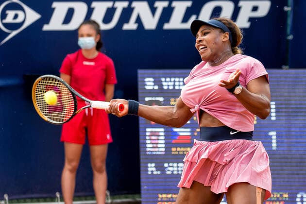 Sport Bilder des Tages May 18, 2021, Parma, Italy: Parma, Italy, Tennis Club Parma, May 18, 2021, WILLIAMS Serena of the United States during WTA, Tennis Damen 250 Emilia-Romagna Open 2021 - Tennis Internationals Tennis Internationals - WTA 250 Emilia-Romagna Open 2021, parma, Italy - ZUMAl164 20210518_zsa_l164_059 Copyright: xValerioxOrigox