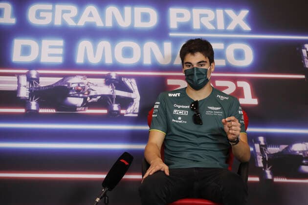 F1 Grand Prix of Monaco 18 Lance Stroll (CAN, Aston Martin Cognizant F1 Team), F1 Grand Prix of Monaco at Circuit de Monaco on May 19, 2021 in Monte-Carlo, Monaco. (Photo by Sebastien Nogier EPA FIA Pool via HOCH ZWEI) Monte-Carlo Monaco Poolfoto HOCH ZWEI Pool EPA-EFE ,EDITORIAL USE ONLY