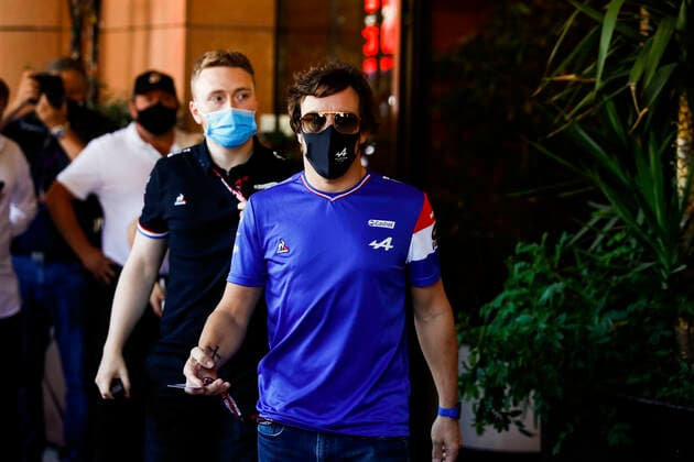 ALONSO Fernando (spa), Alpine F1 A521, portrait during the 2021 Formula One World Championship, WM, Weltmeisterschaft Grand Prix of Monaco from on May 20 to 23 in Monaco FORMULE 1 : Grand Prix de Monaco - 19 05 2021 DPPI Panoramic  00121009__GDN9771