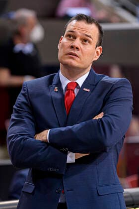 Ludwigsburg, Deutschland 19. Mai 2021: BBL- 20 21 - Playoffs Viertelfinale - MHP Riesen Ludwigsburg vs. Brose Bamberg Headcoach Johan Roijakkers (Bamberg) Ludwigsburg MHP Arena Baden-Württemberg Deutschland