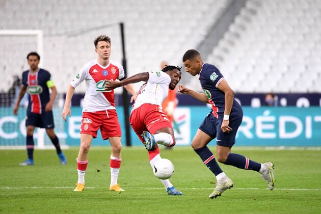 20 AXEL DISASI (MONA) FOOTBALL : Paris SG vs Monaco - Coupe de France - Finale - 19 05 2021 AnthonyBIBARD FEP Panoramic 