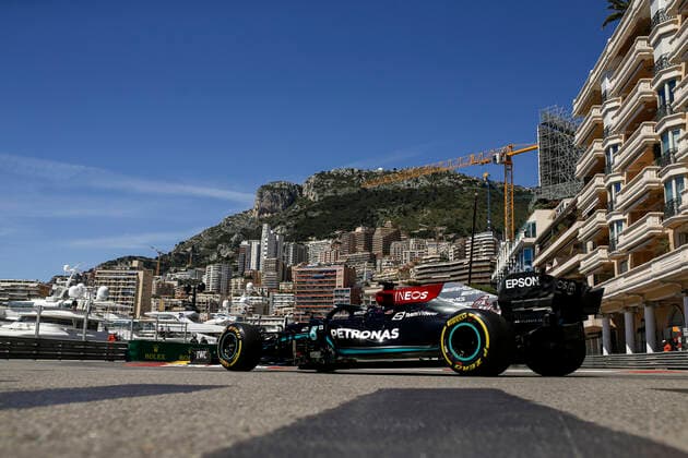 44 Lewis Hamilton (GBR, Mercedes-AMG Petronas F1 Team), F1 Grand Prix of Monaco at Circuit de Monaco on May 20, 2021 in Monte-Carlo, Monaco. (Photo by HOCH ZWEI) Monte-Carlo Monaco