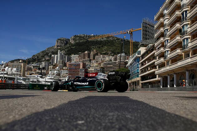 44 Lewis Hamilton (GBR, Mercedes-AMG Petronas F1 Team), F1 Grand Prix of Monaco at Circuit de Monaco on May 20, 2021 in Monte-Carlo, Monaco. (Photo by HOCH ZWEI) Monte-Carlo Monaco