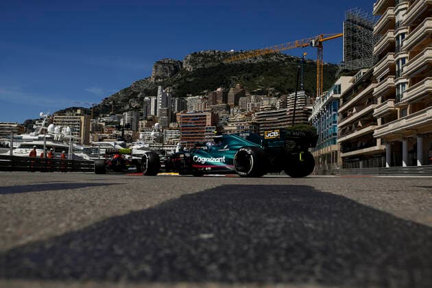5 Sebastian Vettel (GER, Aston Martin Cognizant F1 Team), F1 Grand Prix of Monaco at Circuit de Monaco on May 20, 2021 in Monte-Carlo, Monaco. (Photo by HOCH ZWEI) Monte-Carlo Monaco