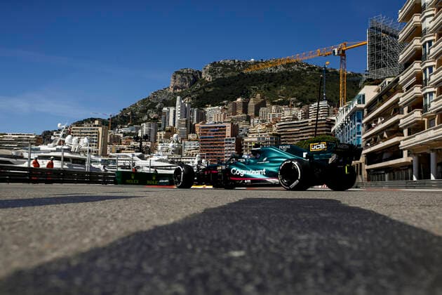 5 Sebastian Vettel (GER, Aston Martin Cognizant F1 Team), F1 Grand Prix of Monaco at Circuit de Monaco on May 20, 2021 in Monte-Carlo, Monaco. (Photo by HOCH ZWEI) Monte-Carlo Monaco