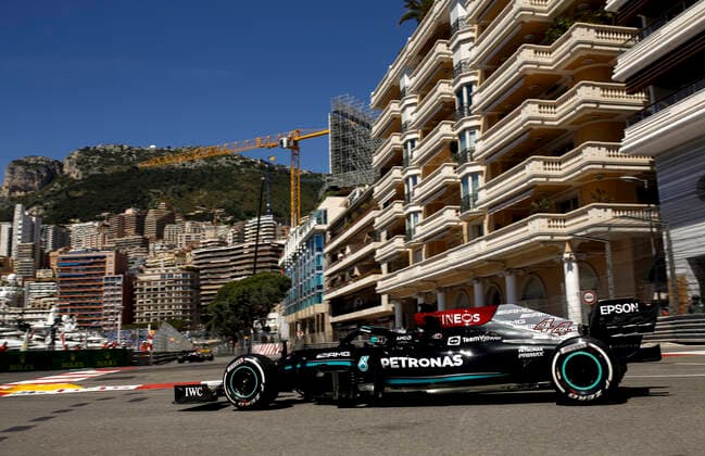 44 Lewis Hamilton (GBR, Mercedes-AMG Petronas F1 Team), F1 Grand Prix of Monaco at Circuit de Monaco on May 20, 2021 in Monte-Carlo, Monaco. (Photo by HOCH ZWEI) Monte-Carlo Monaco