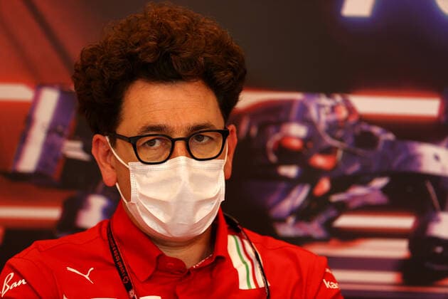 F1 Grand Prix of Monaco Mattia Binotto (ITA, Scuderia Ferrari Mission Winnow), F1 Grand Prix of Monaco at Circuit de Monaco on May 20, 2021 in Monte-Carlo, Monaco. (Photo by xpbimages.com XPB Images FIA Pool via HOCH ZWEI) Monte-Carlo Monaco Poolfoto HOCH ZWEI Pool XPB Images ,EDITORIAL USE ONLY