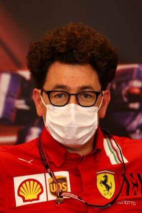 F1 Grand Prix of Monaco Mattia Binotto (ITA, Scuderia Ferrari Mission Winnow), F1 Grand Prix of Monaco at Circuit de Monaco on May 20, 2021 in Monte-Carlo, Monaco. (Photo by xpbimages.com XPB Images FIA Pool via HOCH ZWEI) Monte-Carlo Monaco Poolfoto HOCH ZWEI Pool XPB Images ,EDITORIAL USE ONLY