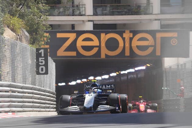 FORMULA 1 GRAND PRIX DE MONACO 2021, 20. - 23.05.2021 20.05.2021, Monaco Circuit, Monte Carlo, FORMULA 1 GRAND PRIX DE MONACO 2021, 20. - 23.05.2021 , im Bild Nicholas Latifi (CAN 6), Williams Racing