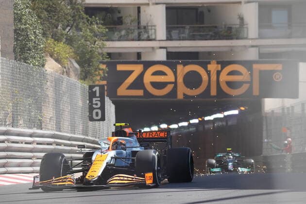 FORMULA 1 GRAND PRIX DE MONACO 2021, 20. - 23.05.2021 20.05.2021, Monaco Circuit, Monte Carlo, FORMULA 1 GRAND PRIX DE MONACO 2021, 20. - 23.05.2021 , im Bild Lando Norris (GBR 4), McLaren F1 Team