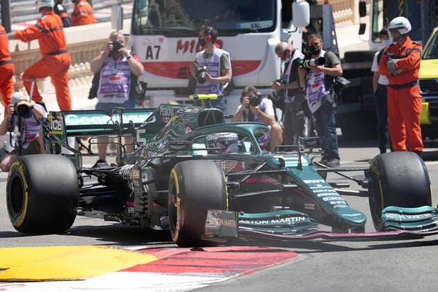 FORMULA 1 GRAND PRIX DE MONACO 2021, 20. - 23.05.2021 20.05.2021, Monaco Circuit, Monte Carlo, FORMULA 1 GRAND PRIX DE MONACO 2021, 20. - 23.05.2021 , im Bild Sebastian Vettel (DEU 5), Aston Martin Cognizant Formula One Team