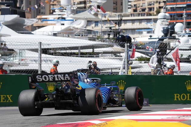FORMULA 1 GRAND PRIX DE MONACO 2021, 20. - 23.05.2021 20.05.2021, Monaco Circuit, Monte Carlo, FORMULA 1 GRAND PRIX DE MONACO 2021, 20. - 23.05.2021 , im Bild George Russel (GBR 63), Williams Racing