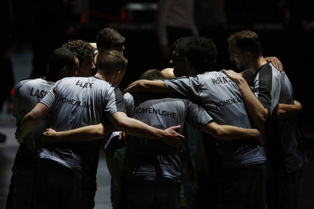 Crailsheim schwoert sich ein GER, FC Bayern Basketball vs. Hakro Merlins Crailsheim, Basketball, 1.Bundesliga, Playoffs 2020 2021, Viertelfinale Spiel 2, 21.05.2021, GER, FC Bayern Basketball vs. Hakro Merlins Crailsheim, Basketball, 1.Bundesliga, Playoffs 2020 2021, Viertelfinale Spiel 2, 21.05.2021, Muenchen Copyright: xEIBNER MarcelxEngelbrechtx EP_EER