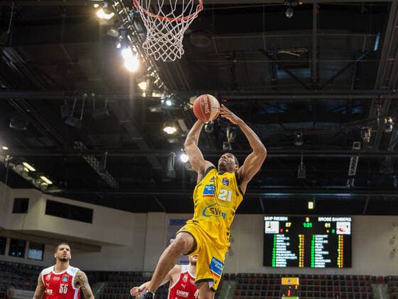 Tremmell Darden (MHP Riesen Ludwigsburg 21), MHP Riesen Ludwigsburg vs. Brose Bamberg, Basketball, Bundesliga, Playoffs, Spiel 2, easycredit BBL, 21.05.2021, MHP Riesen Ludwigsburg vs. Brose Bamberg, Basketball, Bundesliga, Playoffs, Spiel 2, easycredit BBL, 21.05.2021 Ludwigsburg Copyright: xEibner-Pressefoto SaschaxWaltherx EP_swa
