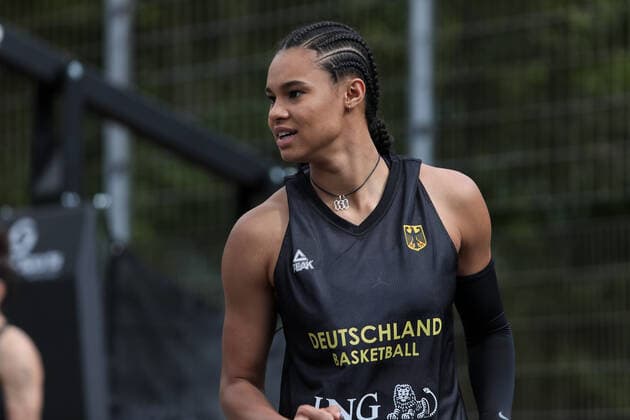 3x3 Damen Basketball Nationalmannschaft Medientraining, 21.05.2021 Satou Sabally - 3x3 Damen Basketball Nationalmannschaft Medientraining 21.05.2021 in Düsseldorf. Copyright: xBEAUTIFULxSPORTS KennyxBeelex