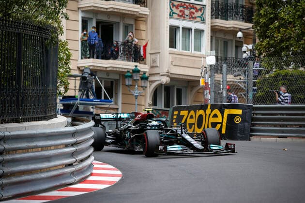 77 Valtteri Bottas (FIN, Mercedes-AMG Petronas F1 Team), F1 Grand Prix of Monaco at Circuit de Monaco on May 22, 2021 in Monte-Carlo, Monaco. (Photo by HOCH ZWEI) Monte-Carlo Monaco
