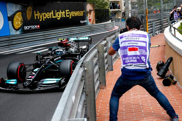 77 Valtteri Bottas (FIN, Mercedes-AMG Petronas F1 Team), F1 Grand Prix of Monaco at Circuit de Monaco on May 22, 2021 in Monte-Carlo, Monaco. (Photo by HOCH ZWEI) Monte-Carlo Monaco
