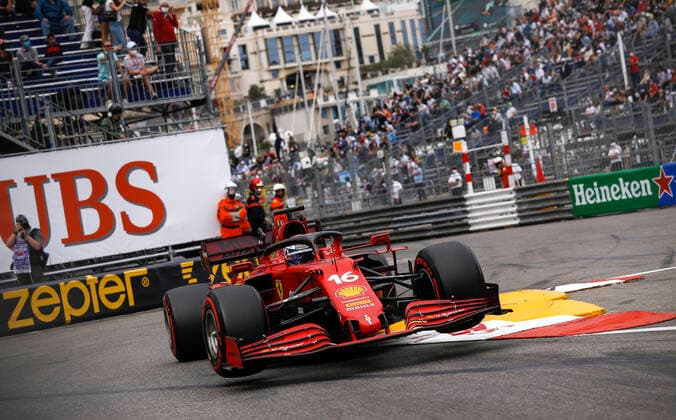16 Charles Leclerc (MON, Scuderia Ferrari Mission Winnow), F1 Grand Prix of Monaco at Circuit de Monaco on May 22, 2021 in Monte-Carlo, Monaco. (Photo by HOCH ZWEI) Monte-Carlo Monaco