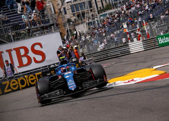 31 Esteban Ocon (FRA, Alpine F1 Team), F1 Grand Prix of Monaco at Circuit de Monaco on May 22, 2021 in Monte-Carlo, Monaco. (Photo by HOCH ZWEI) Monte-Carlo Monaco