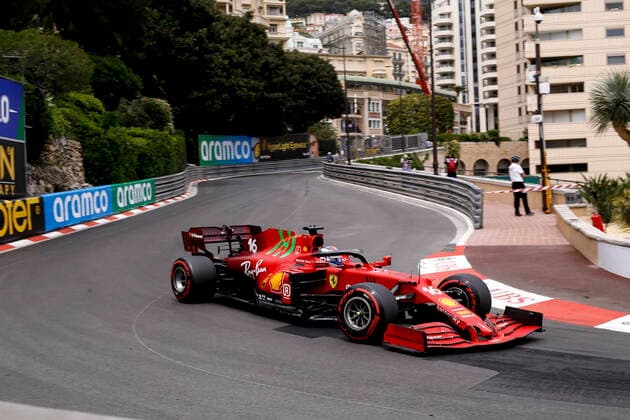 16 Charles Leclerc (MON, Scuderia Ferrari Mission Winnow), F1 Grand Prix of Monaco at Circuit de Monaco on May 22, 2021 in Monte-Carlo, Monaco. (Photo by HOCH ZWEI) Monte-Carlo Monaco
