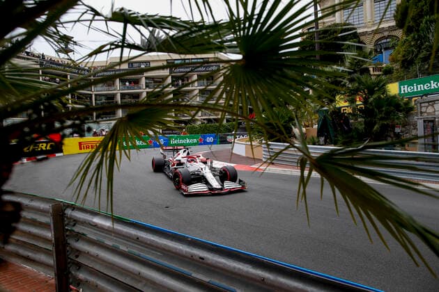 7 Kimi Raikkonen (FIN, Alfa Romeo Racing ORLEN), F1 Grand Prix of Monaco at Circuit de Monaco on May 22, 2021 in Monte-Carlo, Monaco. (Photo by HOCH ZWEI) Monte-Carlo Monaco