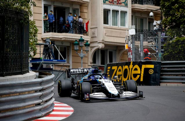 63 George Russell (GBR, Williams Racing), F1 Grand Prix of Monaco at Circuit de Monaco on May 22, 2021 in Monte-Carlo, Monaco. (Photo by HOCH ZWEI) Monte-Carlo Monaco