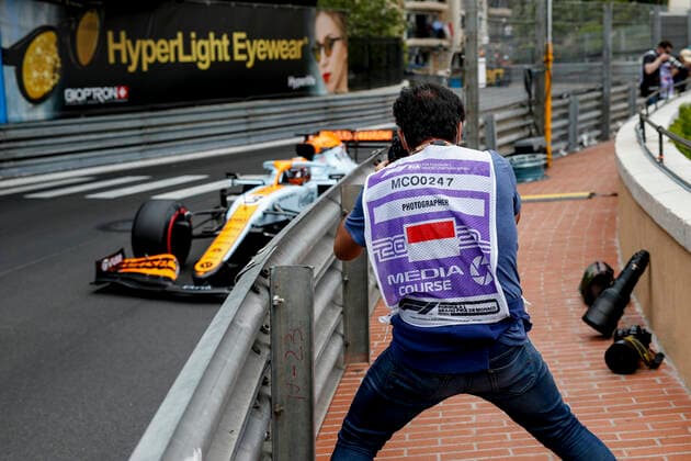 3 Daniel Ricciardo (AUS, McLaren F1 Team), F1 Grand Prix of Monaco at Circuit de Monaco on May 22, 2021 in Monte-Carlo, Monaco. (Photo by HOCH ZWEI) Monte-Carlo Monaco