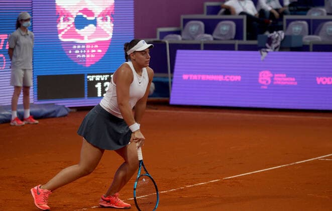 22.05.2021 Belgrade(Serbia) WTA, Tennis Damen Serbia Ladies Open Final women s tennis Ana Konjuh Croatia during lost match :
