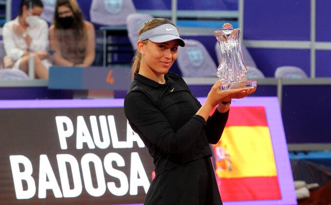 22.05.2021 Belgrade(Serbia) WTA, Tennis Damen Serbia Ladies Open Final women s tennis Paula Badosa Spain winner with trophy :