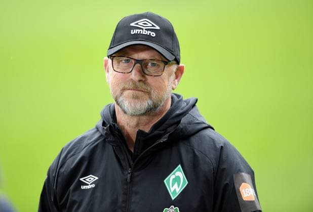 Fussball 1. Bundesliga Saison 2020 2021 34. Spieltag SV Werder Bremen - Borussia Moenchengladbach 15.05.2021 Trainer Thomas Schaaf (Werder Bremen)